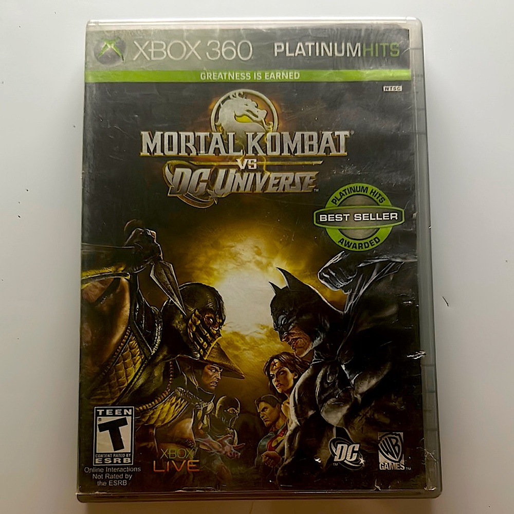 Mortal Kombat vs DC Universe - Xbox 360 [GRAY BOX] CIB